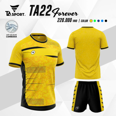 ÁO BÓNG ĐÁ KHÔNG LOGO TA22 FOREVER